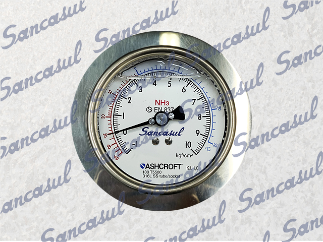 4&quot; - 1/10 PRESSURE GAUGE - NH3