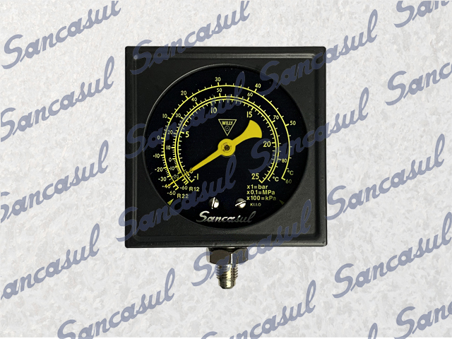 DISCH. PRESSURE GAUGE R12/R22 25BAR